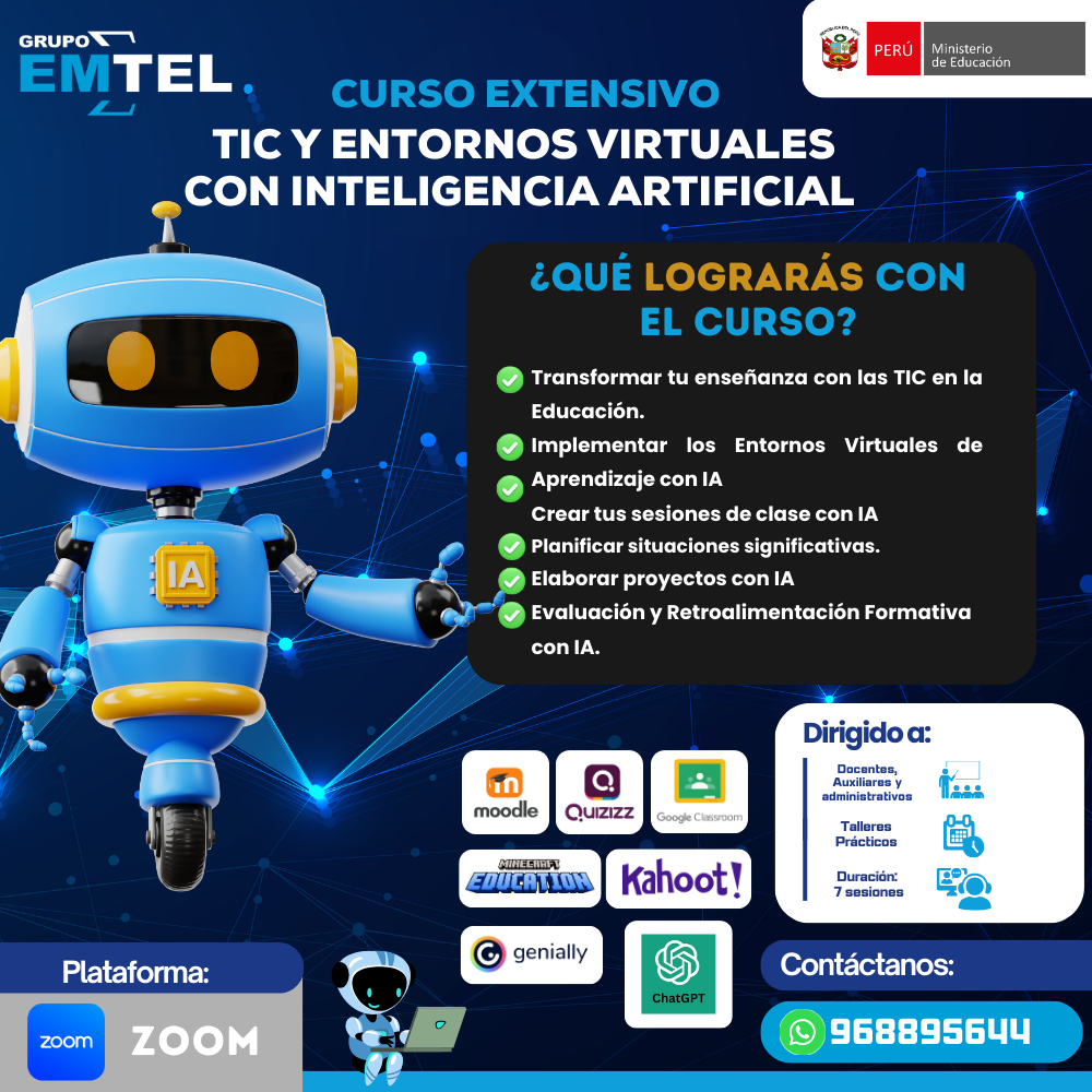 TIC y entornos virtuales con Inteligencia Artificial